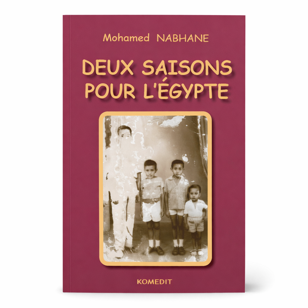 Deux Saisons pour l’Égypte est un récit autobiographique de Mohamed Nabhane. Ce voyage initiatique retrace le parcours d’un enfant de 11 ans quittant les Comores pour l’Égypte, à travers plusieurs pays d’Afrique de l’Est.