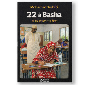 Couverture du livre 22 à Ɓasha de Mohamed Toihiri, pièce de théâtre comorienne sur le système éducatif et les inégalités.